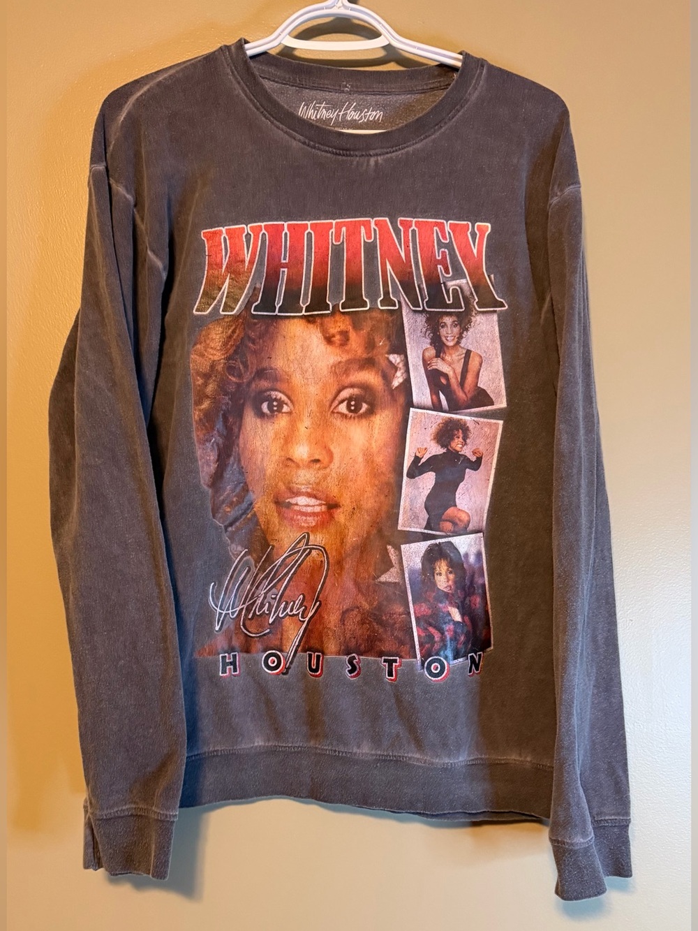 Whitney Houston 100% Cotton Graphic Crewneck